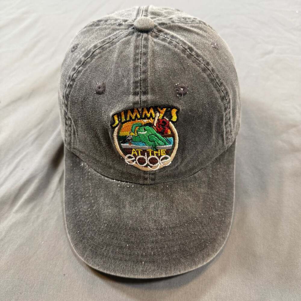 Port Authority Jimmy's At The Edge Embroidered Baseball Cap Distressed